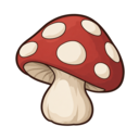 Red Spotted Mushroom